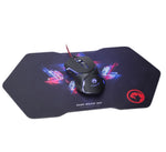 Set Marvo Limea Acorpion M309 Mouse Pad G7 Negro/Rojo